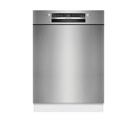 Bosch SMU2ITS09E Serie 2 - Lavastoviglie Smarter sottopiano 60 cm, con supporto programmatico, asciugatura extra, VarioSpeed, estremamente silenziosa, cestello superiore regolabile in altezza, in