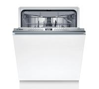 Bosch - Lavastoviglie completamente integrabile, serie 4, 60 cm. di larghezza, 14 servizi, 3° vassoio, Home Connect, Motore Eco Silence, Bianco, SBH4ECX28E