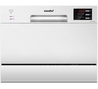 Lavastoviglie Compatta Da Tavolo TD602E-W Mini Lavastoviglie Con 6 Coperti, 6 Pr