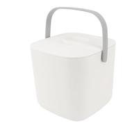 Lavastoviglie con Lavandino, Lavastoviglie Portatile Ad Ultrasuoni Ricaricabile Tramite USB da 18 W con Secchio per Appartamento (WHITE)