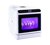 Lavastoviglie Da Banco Lavastoviglie Portatile Mini Con Serbatoio 5L, 3 Programmi Per Cucine Piccole E Appartamenti Con Display LED