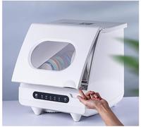 Lavastoviglie da Piano Mini Intelligente - 1200W Automatico 5 Programmi, Lavastoviglie Compatto a Controllo Tattile con Cestino Singolo per Piccola Cucina Casa, Appartamento & Camper