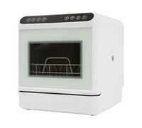 Lavastoviglie da tavolo, 6 l, 1100 W, mini lavastoviglie | 4-6 coperti, 4 programmi, 72 °C, per camper, barca, cucina, 220-240 V, spina UE