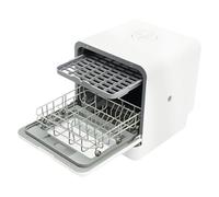 Lavastoviglie da tavolo, 800 W, mini lavastoviglie portatile, per piccole case, appartamenti, dormitori, barche, camper (bianco)