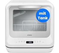 Lavastoviglie da tavolo Bomann | utilizzabile con o senza allacciamento idrico | silenziosa | 36-70 °C | 6 programmi | larghezza 42 cm | lavastoviglie da campeggio | mini lavastoviglie | TSG 5704