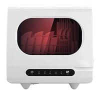 Lavastoviglie da tavolo completamente automatica per uso domestico, lavastoviglie da banco per uso domestico piccolo desktop asciugatura e disinfezione integrata automatica installazione automatica