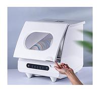 Lavastoviglie da tavolo, mini lavastoviglie automatica intelligente per uso domestico, design compatto e piccolo, 5 programmi, 1 cestello, 1200 W di consumo, pannello touch