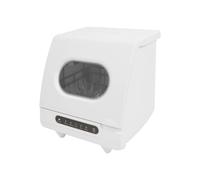 Lavastoviglie da tavolo Mini lavastoviglie con 5 programmi e serbatoio dell'acqua da 5 l, 800 W, piccola lavastoviglie per appartamenti, dormitori e camper, 45 x 45 x 38 cm