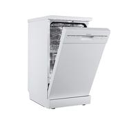 lavastoviglie Dispositivo da pavimento RESPEKTA GSPS45W-12, Programmi 3, Dimensioni: L 44,8 cm, A 84,5 cm, P 60 cm, Rumorosità 49 dB(A), Consumo di acqua 9 l, Argento