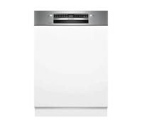 Lavastoviglie Incasso A scomparsa parziale BOSCH SMI4ETS08E, Programmi 6, Dimensioni: L 59,8 cm, A 81,5 cm, P 57,3 cm, Rumorosità 44 dB(A), Consumo di acqua 9 l, Non applicabile