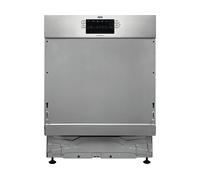 LAVASTOVIGLIE INCASSO A scomparsa totale AEG FEE53680ZM, 44 dB, coperti: 13, Programmi 8, Dimensioni: L 60,0 cm, A 82,0 cm, P 58,0 cm, Rumorosità 44 dB(A), Consumo di acqua 9,9 l, Acciaio inox, Classe