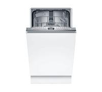 Lavastoviglie Incasso A scomparsa totale BOSCH Serie 4 SPH4HKX10E, Programmi 6, Dimensioni: L 448 mm, A 82,0 cm, P 55,0 cm, Rumorosità 44 dB(A), Consumo di acqua 8,9 l, Non applicabile