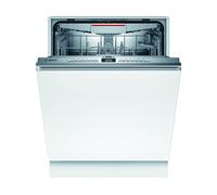 LAVASTOVIGLIE INCASSO A scomparsa totale BOSCH SMV4HVX31E, Programmi 6, Dimensioni: L 598 mm, A 815 mm, P 550 mm, Rumorosità 46 dB(A), Consumo di acqua 9,5 l, Argento, Bianco