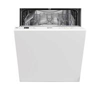 Lavastoviglie Incasso A scomparsa totale INDESIT D2I HD524 A, Programmi 5, Dimensioni: L 60,0 cm, A 82,0 cm, P 56,0 cm, Rumorosità 44 dB(A), Consumo di acqua 9,5 l, Bianco