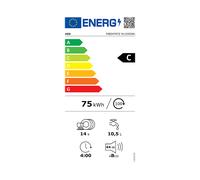 LAVASTOVIGLIE INCASSO AEG FSB34707Z, 44 dB, coperti: 14, Programmi 5, Dimensioni: L 59,6 cm, A 81,8 cm, P 55 cm, Rumorosità 44 dB(A), Consumo di acqua 10,5 l, Nero