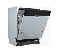 Respekta Anesa GSP60BAV - Lavastoviglie da incasso, 60 cm, 9 programmi, apertura automatica della porta, supporto per bicchieri da vino, 42 dB/classe di efficienza energetica B
