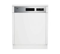 Beko b300 Lavastoviglie 60cm semi-integrata con cruscotto Inox, Classe D, 45 dBA