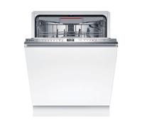 LAVASTOVIGLIE INCASSO Pannello frontale non in dotazione BOSCH SMD6ECX12E Serie 6, Programmi 8, Dimensioni: L 598 mm, A 815 mm, P 550 mm, Rumorosità 42 dB(A), Consumo di acqua 9,0 l, Argento, Bianco, 