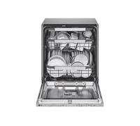 LAVASTOVIGLIE INCASSO Pannello frontale non in dotazione LG QuadWash DB597TXS, Programmi 10, Dimensioni: L 59,8 cm, A 81,5 P 55,4 Rumorosità 43 dB(A), Consumo di acqua 9,5 l, Noble Steel, Classe