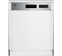 Beko b300 Lavastoviglie 60cm semi-integrata con cruscotto Inox, Classe D, 45 dBA