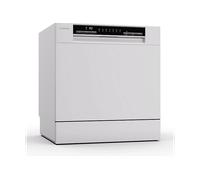 LAVASTOVIGLIE KLARSTEIN Amazonia Eco 8, 47 dB, coperti: 8, Programmi 7, Dimensioni: L 55,0 cm, A 59 cm, P 50,0 cm, Rumorosità, Argento, Bianco