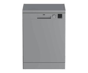 Lavastoviglie Libera installazione BEKO DVN05320S, Programmi 5, Dimensioni: L 59,8 cm, A 85 cm, P 60 cm, Rumorosità 49 dB(A), Consumo di acqua 12,9 l, Argento