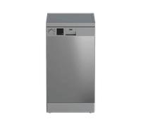 LAVASTOVIGLIE Libera installazione BEKO DVS05030X, 10 coperti, Programmi 5, Dimensioni: L 44,8 cm, A 85 cm, P 60 cm, Rumorosità 47 dB(A), Consumo di acqua 11,9 l, Acciaio inox