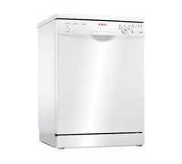 Lavastoviglie Libera installazione BOSCH Serie 2 SMS25AW01J, Programmi 5, Dimensioni: L 600 mm, A 845 mm, P 600 mm, Rumorosità 48 dB(A), Consumo di acqua 9,5 l, Bianco