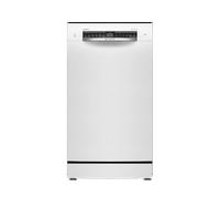 Lavastoviglie Libera installazione BOSCH Serie 4 SPS4HMW49E, Programmi 6, Dimensioni: L 45,0 cm, A 85,0 cm, P 60,0 cm, Rumorosità 44 dB(A), Consumo di acqua 9,5 l, Bianco, Classe E