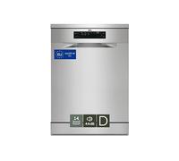 LAVASTOVIGLIE Libera installazione (FS) AEG FFB53937ZM, Programmi 8, Dimensioni: L 59,6 cm, A 84,5 P 63 Rumorosità 44 dB(A), Consumo di acqua 10,5 l, Inox