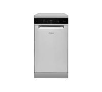 LAVASTOVIGLIE Libera installazione (FS) WHIRLPOOL WSFO 3T223 PC X, Programmi 7, Dimensioni: L 450 mm, A 850 mm, P 590 mm, Rumorosità 43 dB(A), Consumo di acqua 9 l, Nero