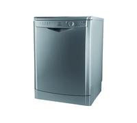 Lavastoviglie Libera installazione INDESIT DFG 15B1 S IT, Programmi 5, Dimensioni: L 600 mm, A 850 mm, P 590 mm, Rumorosità 49 dB(A), Consumo di acqua 12 l, Argento