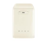 LAVASTOVIGLIE Libera installazione SMEG LVFABCR3, Programmi 11, Dimensioni: L 598 mm, A 885 mm, P 627 mm, Rumorosità 45 dB(A), Consumo di acqua 9 l, Crema