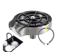 Lavastoviglie per lavello, lavavetri per lavello, pulire facilmente i bicchieri | Sciacquatore di multifunzionale per lavello, lavacavi in acciaio inossidabile per lavello, lavavetri