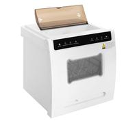 Lavastoviglie portatile da 800 W, lavastoviglie da tavolo con 6 programmi e serbatoio dell'acqua da 5 l, lavastoviglie da tavolo con copertura semitrasparente e indicatore LED, perfetto per piccole