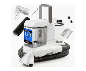 LAVATAPPETI PROFICARE PCPTR 3153, 0,8 l, Bianco/Grigio/Trasparente, Potenza 330 W, Bianco, Grigio