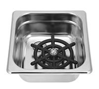 Lavatazze automatico - Acciaio inossidabile G1 / 2 - Sciacquatrice per bicchieri - Pratica lava tazze in vetro - per hotel/bar/caffetteria (M)(Small cup washer)