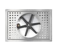 Lavatazze in Acciaio Inossidabile - Sciacquatrice per Vetro G1/2 Pollici con Processo di Placcatura a Strati, Rapido e Igienico per Bar, Caffetterie e Ristoranti