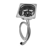 Lavatazze, Sciacquatrice per Bicchieri Comoda Automatica per Ristorante/Hotel per Bar Pub(Colore acciaio inossidabile)