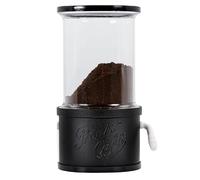 Lavatelli ProntoCaffè Black, Contenitore e Dosacaffe per caffè in polvere con dispenser. Per caffettiere fino a 12 tazze, barattolo sostituibile con latta da 10cm, dosatore compatibile moka italiana