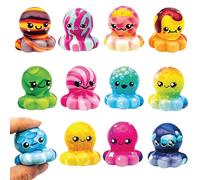 Lavatelli, Regalini Fine Festa Compleanno Bambini - Set 12 Pezzi Squishy Polipi Slow Rise 5 cm, Bustina Colorata, Giochi Bimbi, Gadget Scuola, Carnevale, Idee Regalo Bambina e Bambino