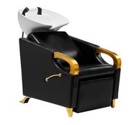 Lavatesta dorato per barbiere | Gabbiano C019G (oro/nero)