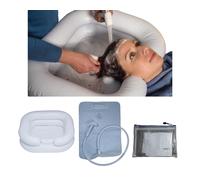 Lavatesta Gonfiabile per Lavaggio Capelli con cuscino integrato serbatoio e