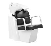 Lavatesta per parrucchiere | Gabbiano PORTO - Bianco/nero.