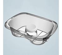 Lavatesta Portatile con Supporto per il Collo per Donna Incinta, Poggiatesta per Lavare Capelli, Lava Capelli per Lavandino per Shampoo per Sdraiarsi(Gray)