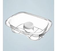 Lavatesta Portatile con Supporto per il Collo per Donna Incinta, Poggiatesta per Lavare Capelli, Lava Capelli per Lavandino per Shampoo per Sdraiarsi(Clear)