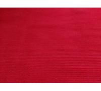 Lavato Velluto a Coste 8 Elasticizzato Cotone Tessuto Stoffa Luminoso Rosso
