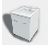 Lavatoio in legno vasca e tavoletta 60 cm MabelOnline