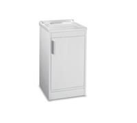 LAVATOIO IN RESINA BIANCO IN KIT cm. 45x50x86 h
