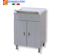 Lavatoio antonella 60x50 cm con sifone bianco port